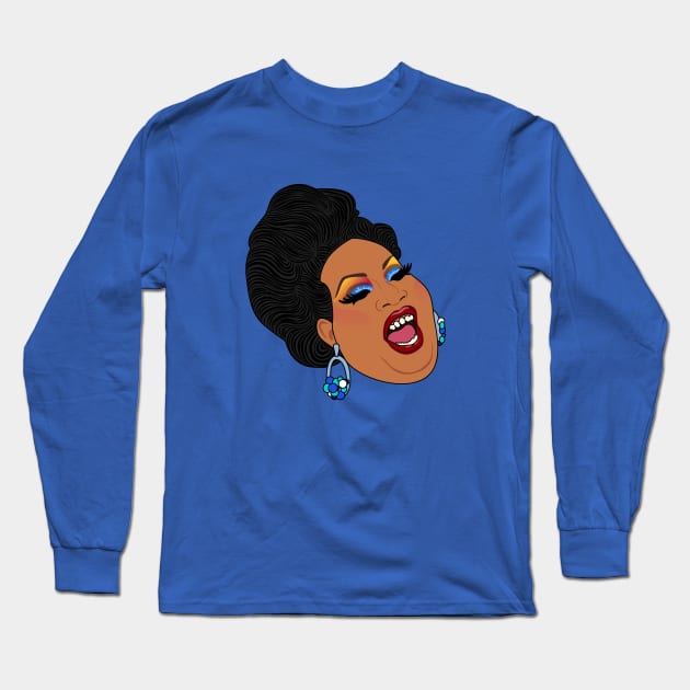 Latrice Royale | Laugh Long Sleeve T-Shirt by Jakmalone